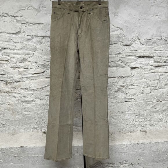 Lee Riders 201-2214 Boot Cut Jeans 29x35 Made In USA 70s Deadstock NOS Vintage - Picture 1 of 6
